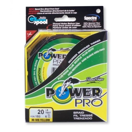 Shimano Power Pro Braided Line Hi-Vis Jaune 0.15mm 2740m 1 Shimano Power Pro Braided Line Hi-Vis Jaune 0.15mm 2740m