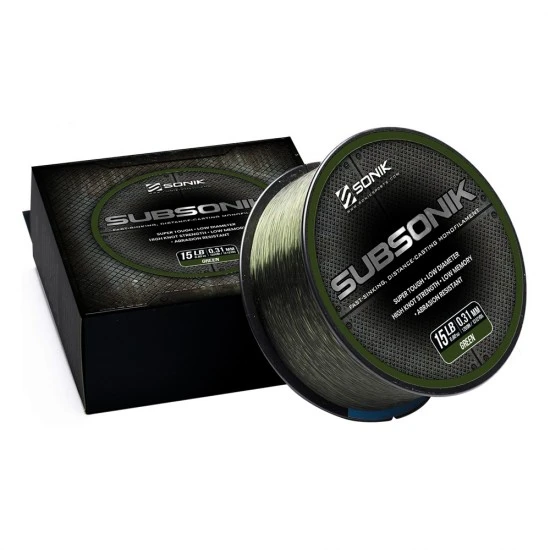 Sonik Subsonik Monofilament Vert 0.35mm 3000m 1 Sonik Subsonik Monofilament Vert 0.35mm 3000m