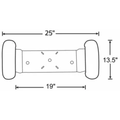 Support D'accoudoir Noir Enduit De Poudre Tempress DLX Avec Coussinets Anthracite -Westin Soldes Boutique Tempress20DLX20Powder20Coated20Black20Armrest20Bracket20with20Black20Pads5 550x550w